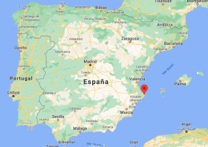 Denia Spain Map