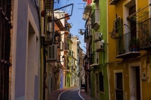 Old town Villajoyosa Spain